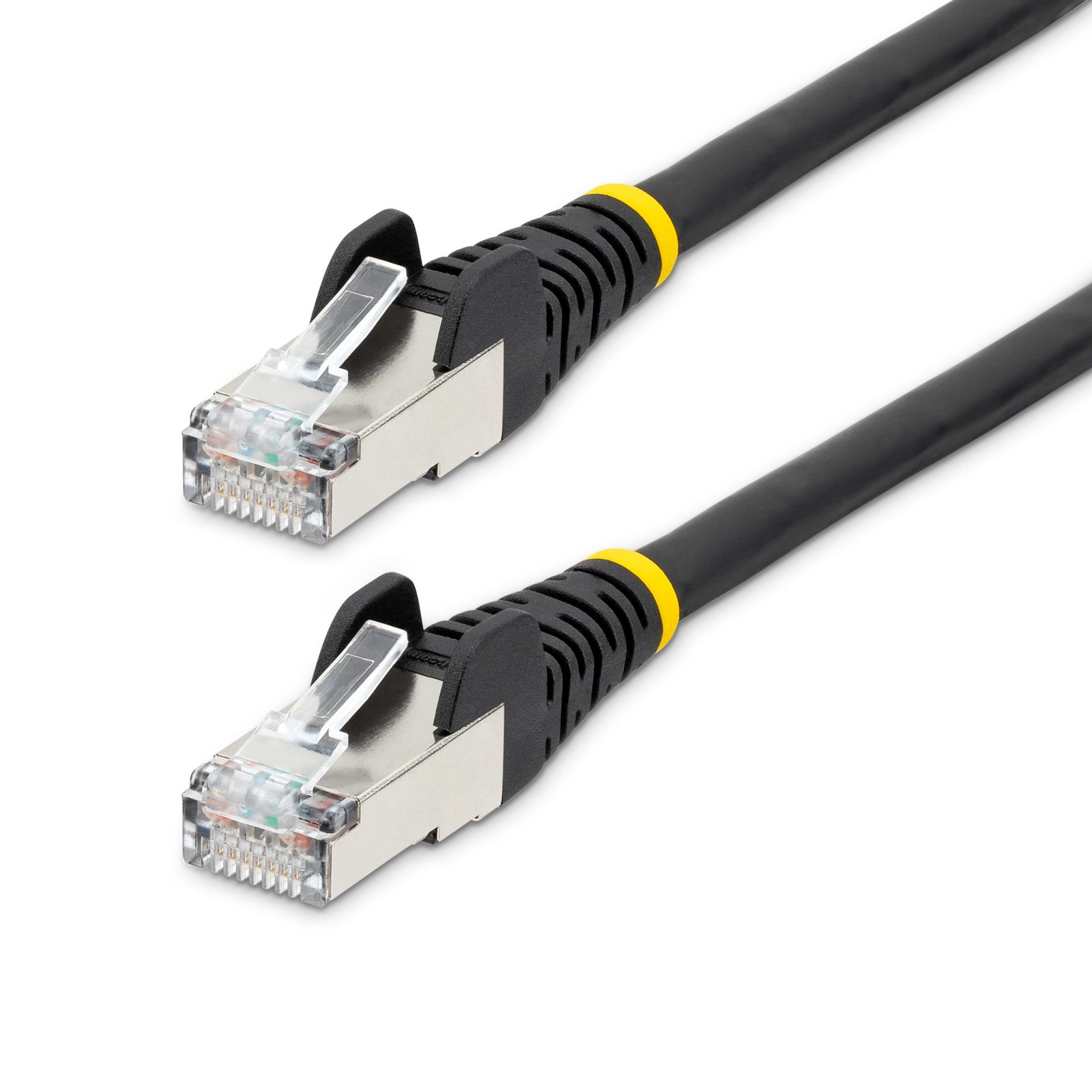 StarTech.com 4ft CAT6a Ethernet Cable - Black - Low Smoke Zero Halogen (LSZH) - 10GbE 500MHz 100W NLBK-4F-CAT6A-PATCH
