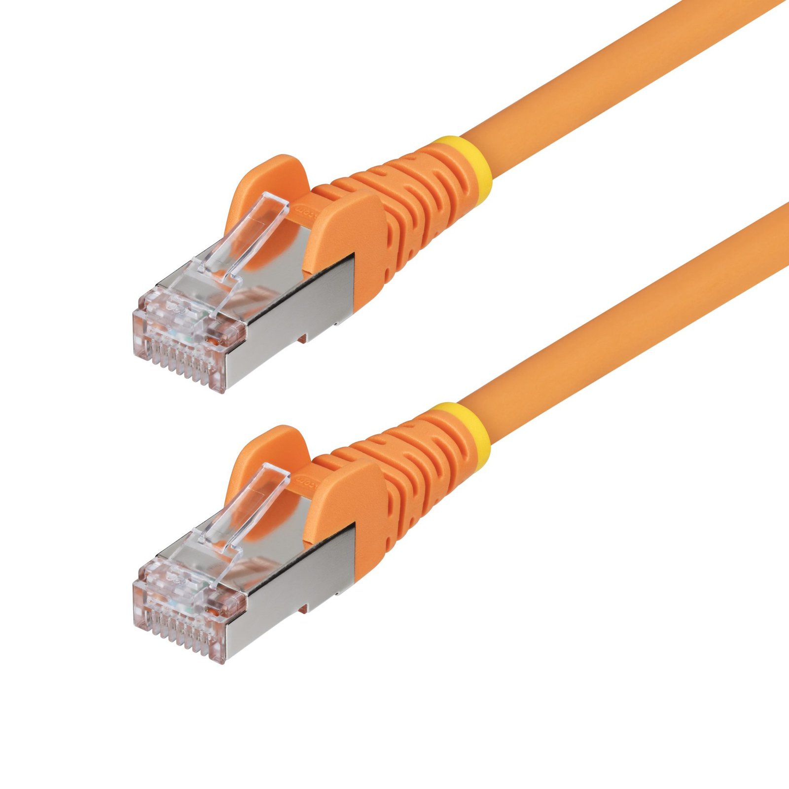 StarTech.com 5ft Orange CAT6a Ethernet Cable, Snagless RJ45, 10GbE, 100W PoE++, S/FTP, LSZH, 27AWG NLOR-5F-CAT6A-PATCH