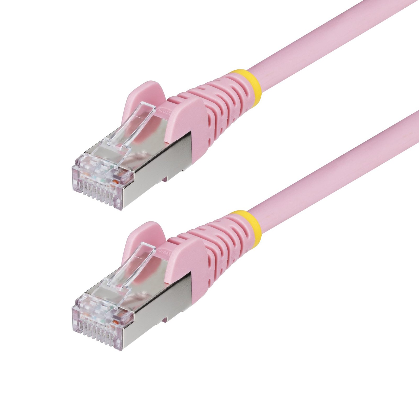 StarTech.com 1ft Pink CAT6a Ethernet Cable, Snagless RJ45, 10GbE, 100W PoE++, S/FTP, LSZH, 27AWG NLPN-1F-CAT6A-PATCH