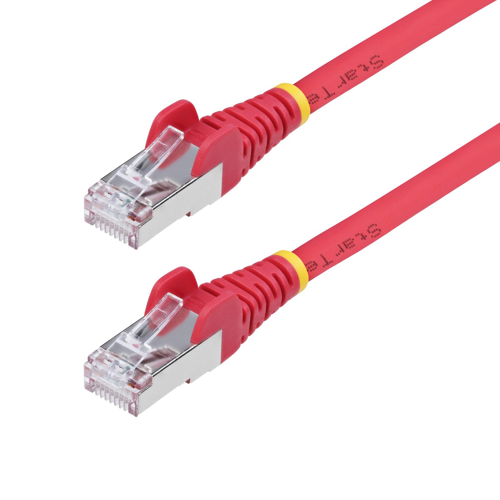 StarTech.com 25ft Red CAT6a Ethernet Cable, Snagless RJ45, 10GbE, 100W PoE++, S/FTP, LSZH, 27AWG NLRD-25F-CAT6A-PATCH