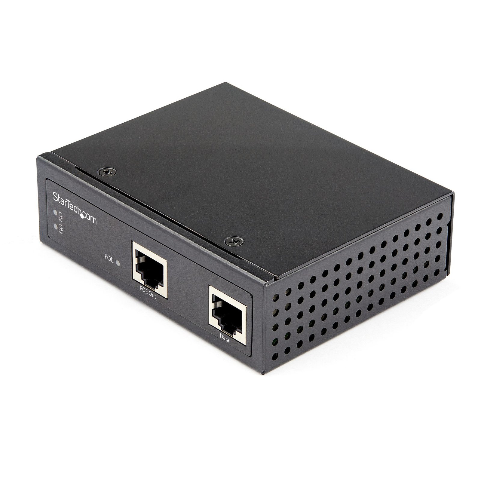 StarTech.com Industrial Gigabit PoE Injector - High Speed/High Power 90W - 802.3bt 52V-56VDC DIN POEINJ1G90W