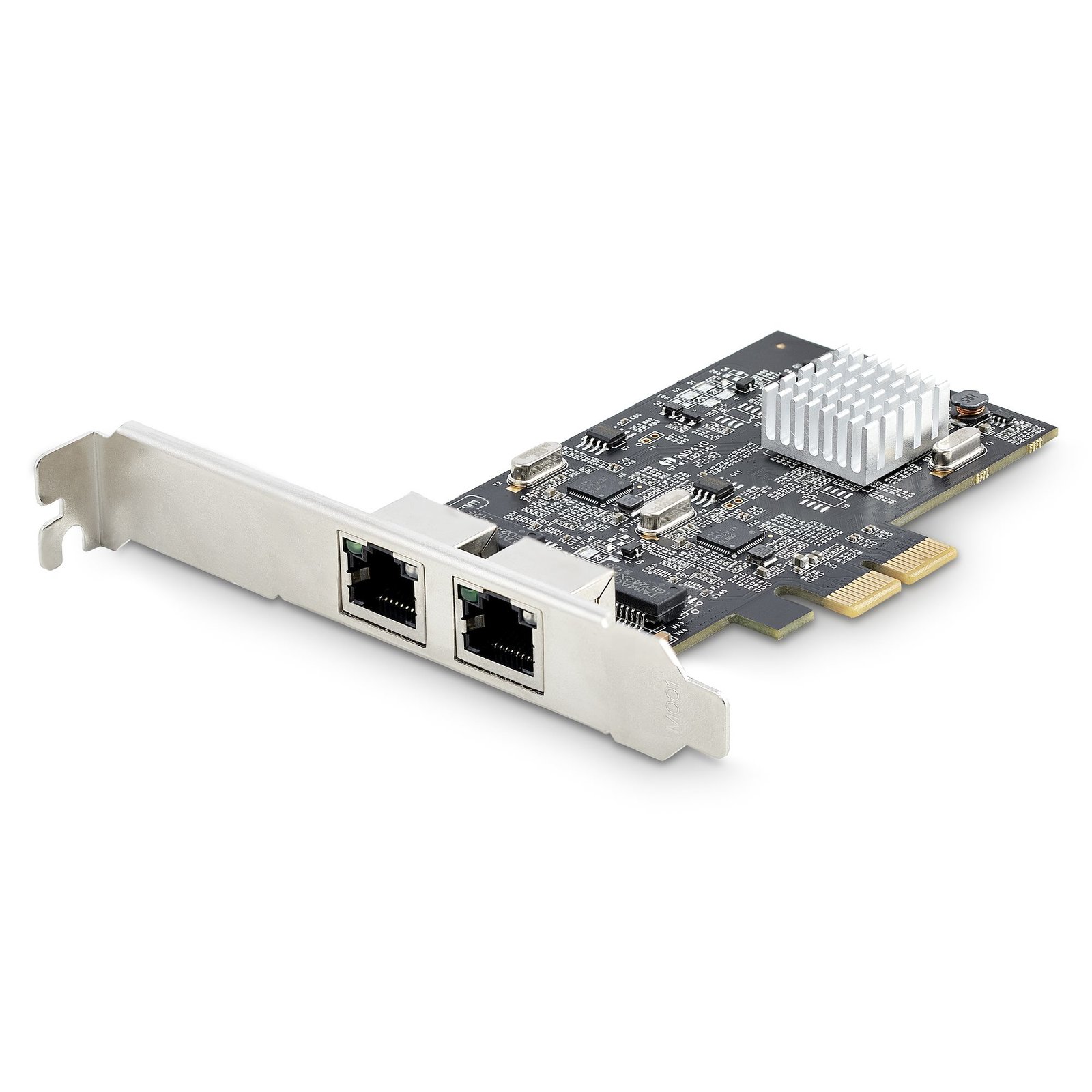 StarTech.com 2-Port 2.5Gbps NBASE-T PCIe Network Card, Intel I225-V, Dual-Port Computer PR22GI-NETWORK-CARD