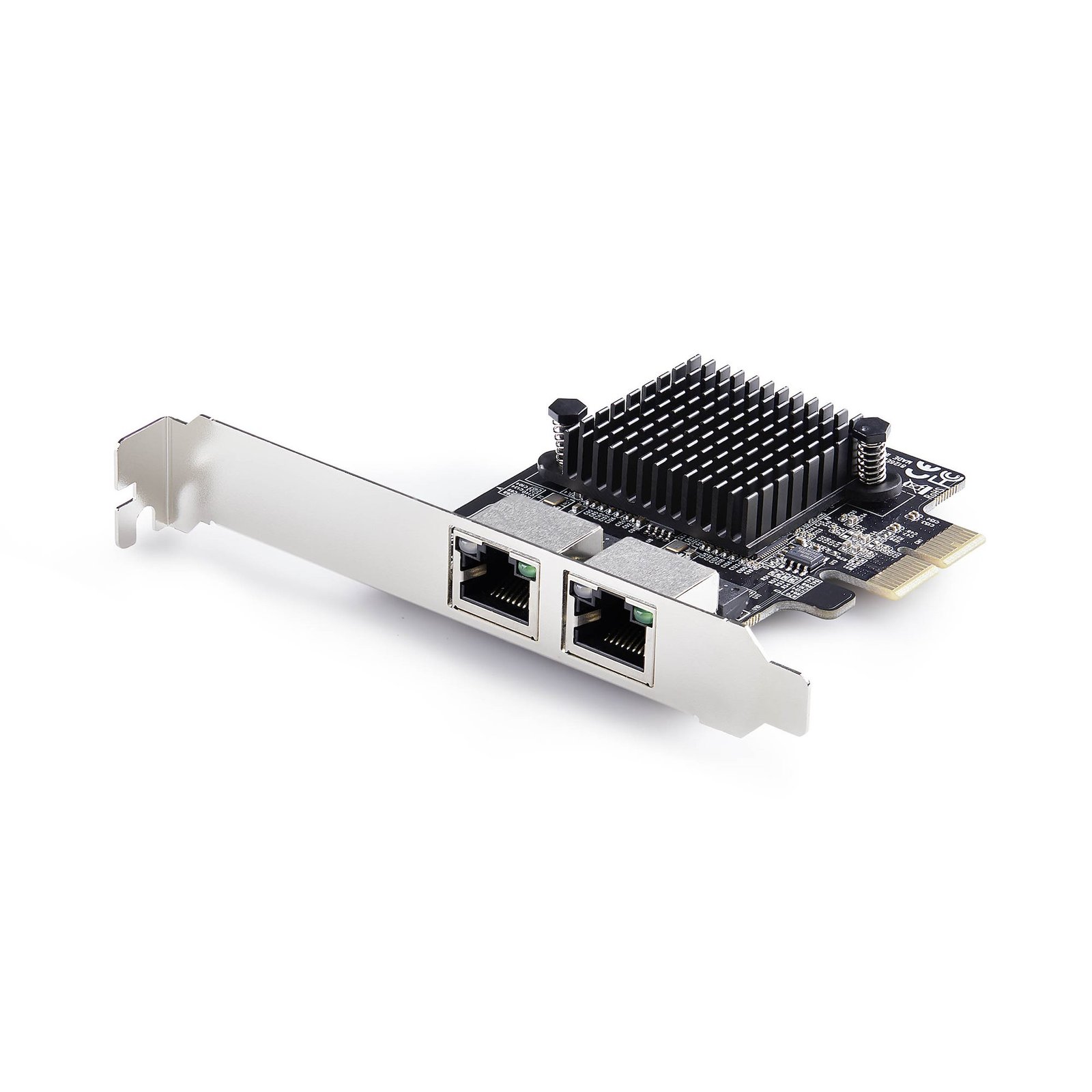 StarTech.com 2-Port 5G Gigabit PCIe Network Adapter Card, 5G/2.5G/1G/100M/10M PCI Express LAN PR25GR-NETWORK-CARD