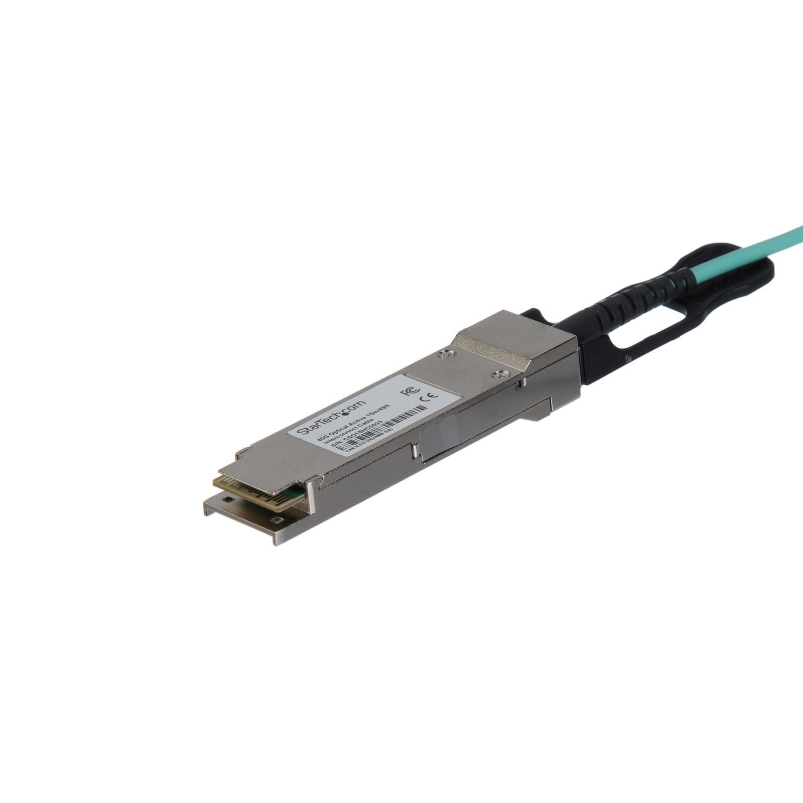 StarTech.com MSA Uncoded 15m/49.2ft 40G QSFP+ to AOC Cable - 40 GbE Active Optical Fiber - Gbps QSFP40GAO15M