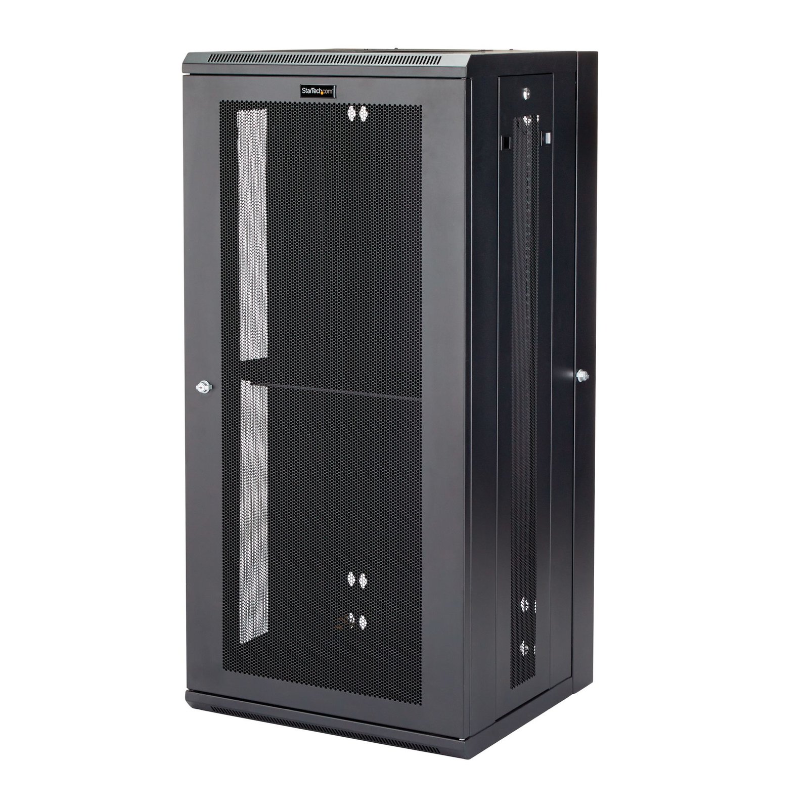StarTech.com 4-Post 26U Wall Mount Network Cabinet with 1U Shelf, 19" Hinged Wall-Mounted Server RK2620WALHM