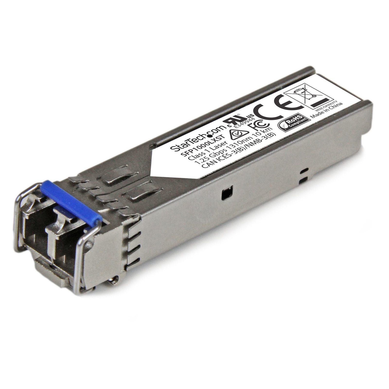StarTech.com MSA Uncoded SFP Module - 1000BASE-LX - 1GbE Single Mode Fiber (SMF) Optic Transceiver SFP1000LXST