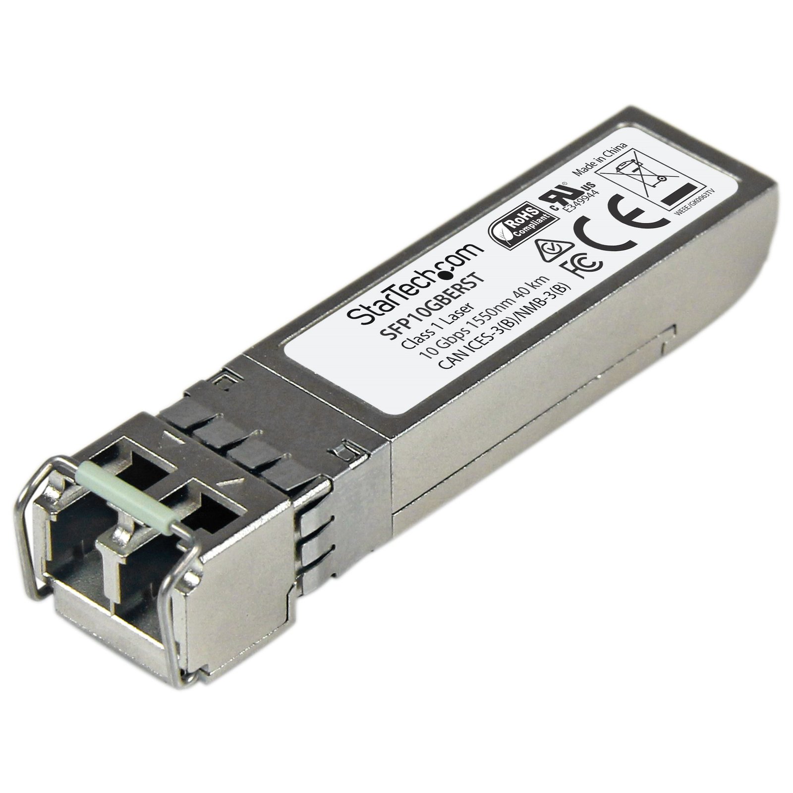StarTech.com MSA Uncoded SFP+ Module - 10GBASE-ER - 10GbE Single Mode Fiber (SMF) Optic Transceiver SFP10GBERST