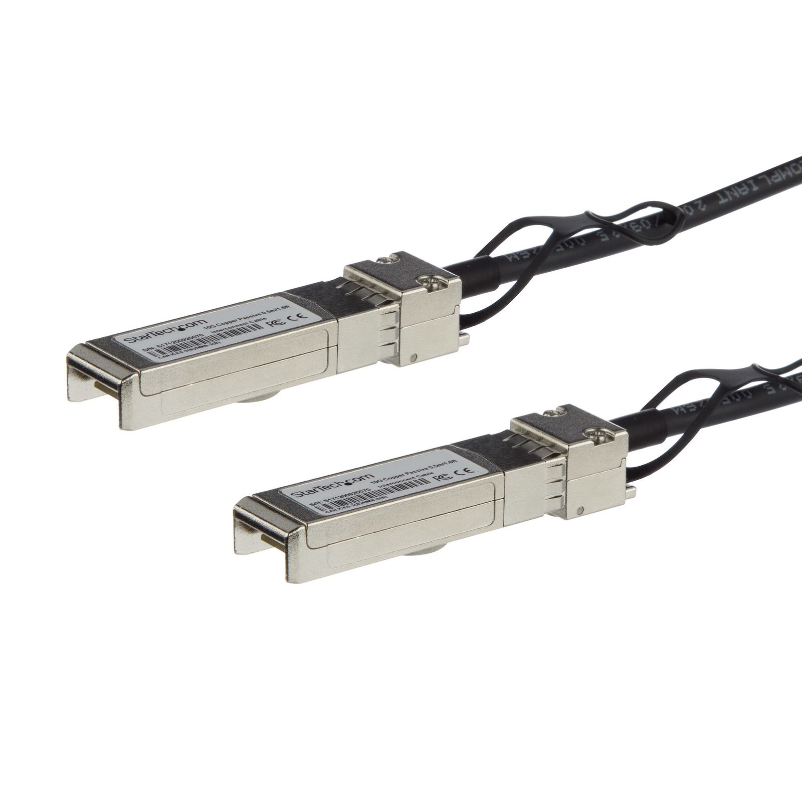 StarTech.com MSA Uncoded Compatible 0.5m 10G SFP+ to Direct Attach Breakout Cable Twinax - 10 GbE SFP10GPC05M