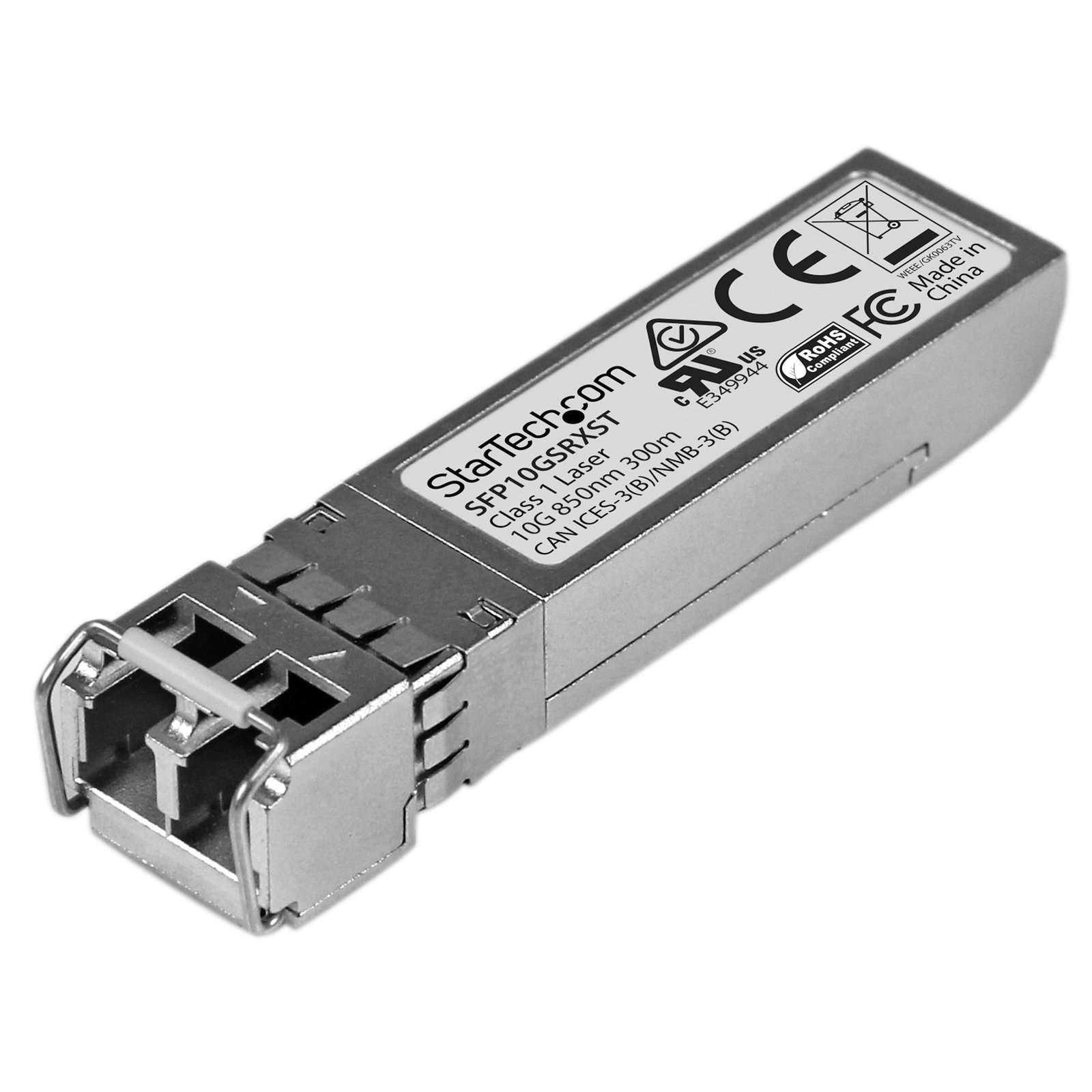 StarTech.com Cisco SFP-10G-SR-X Compatible SFP+ Module - 10GBASE-SR - 10GbE Multimode Fiber MMF SFP10GSRXST