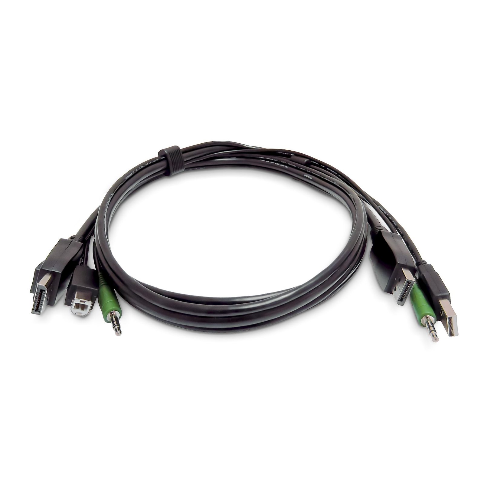 StarTech.com 10ft (3m) DisplayPort KVM Cable, USB 2.0, 3.5mm Audio, Universally Compatible Combo SKDPMMKVM10-TAA