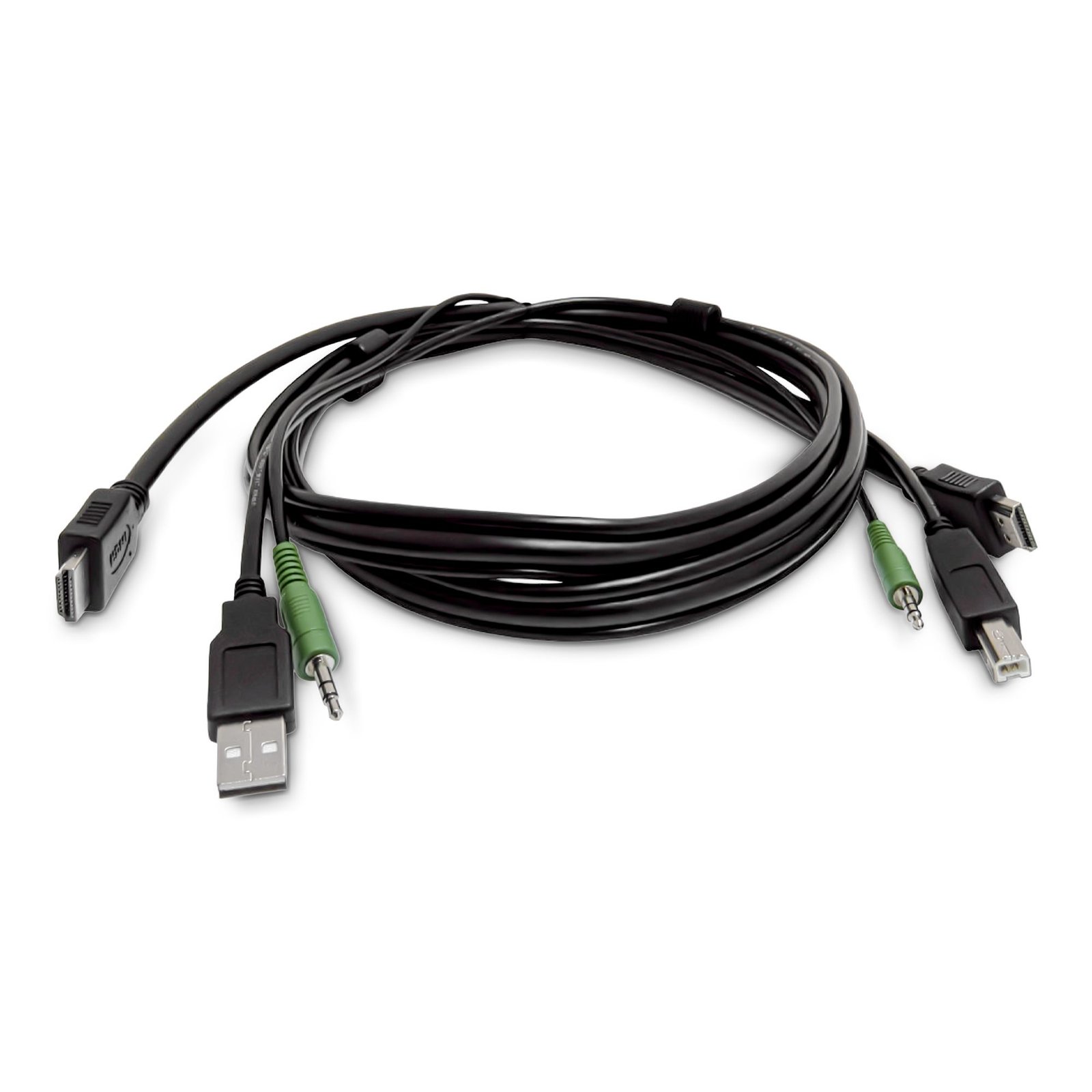 StarTech.com 6ft (1.8m) HDMI KVM Cable, USB 2.0, 3.5mm Audio, Universally Compatible Combo for SKHDMMKVM06