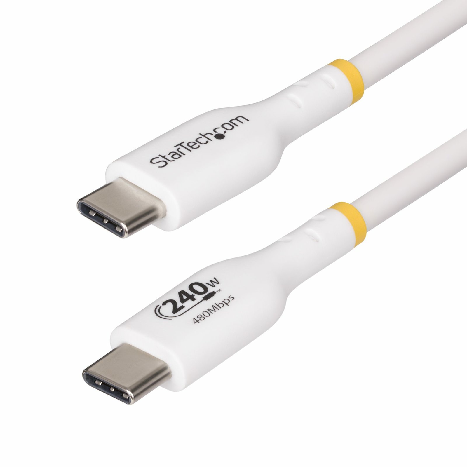 Startech Canada StarTech.com 3ft (91cm) White USB-C Charging Cable, USB-IF Certified USB C 240W PD USB2EPR3FW