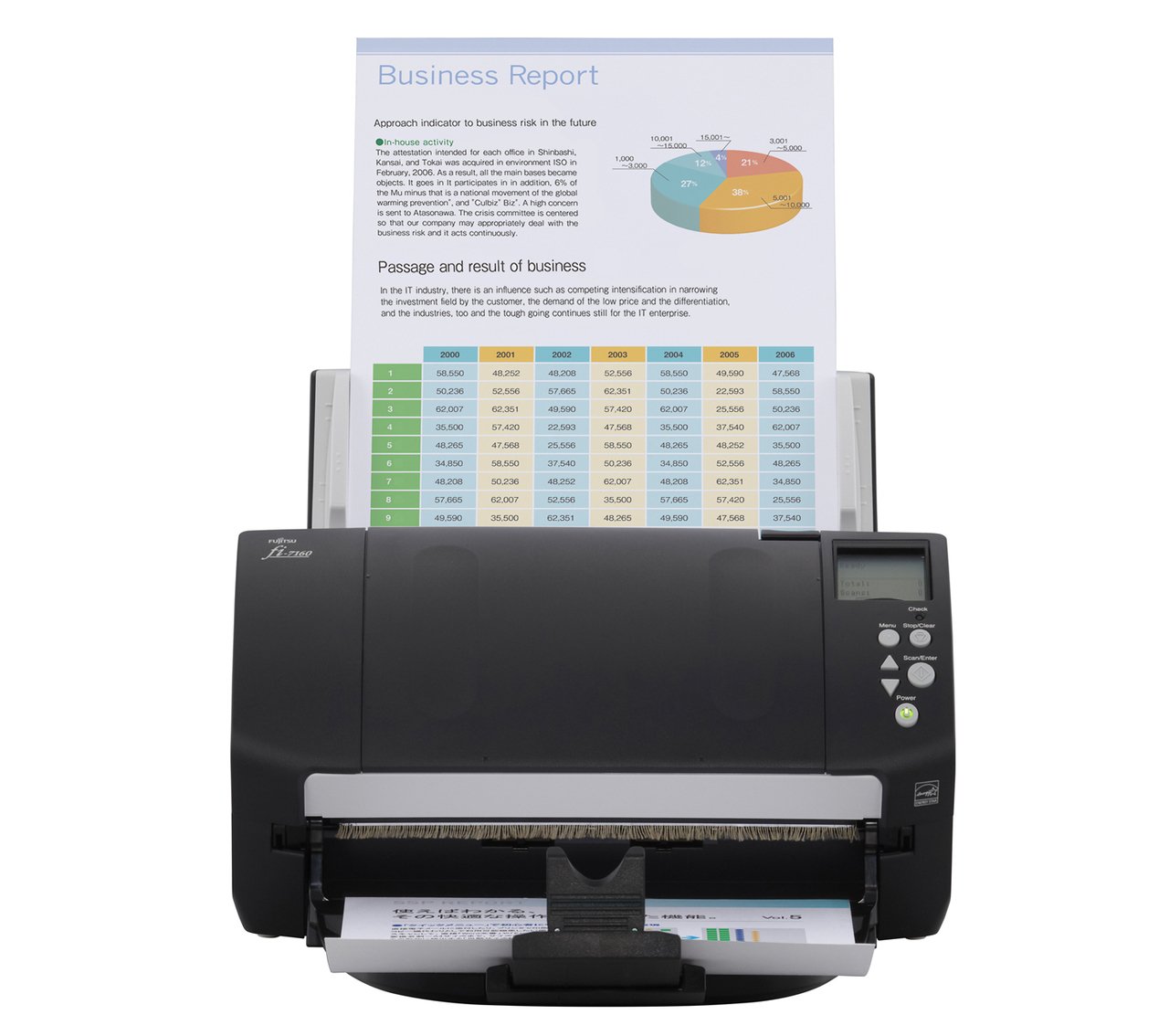 Fujitsu fi-7160 ADF scanner 600 x DPI A4 Black, Grey PA03670-B085