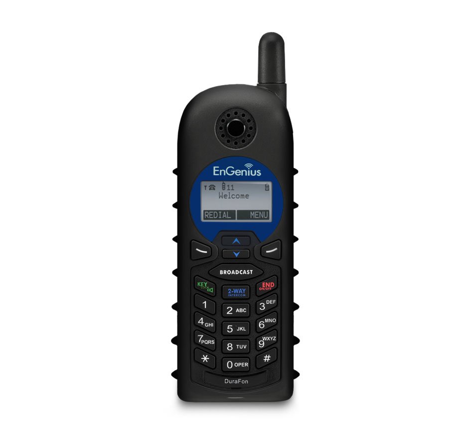 EnGenius DuraWalkie DECT telephone handset Black