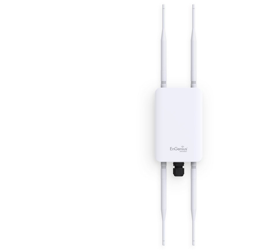 EnGenius Outdoor CB/AP DBC 11ac Wave2 400+867Mbps 2T2R 4x5dBi RP-SMA GbE PoE.af IP67 ENH1350EXT