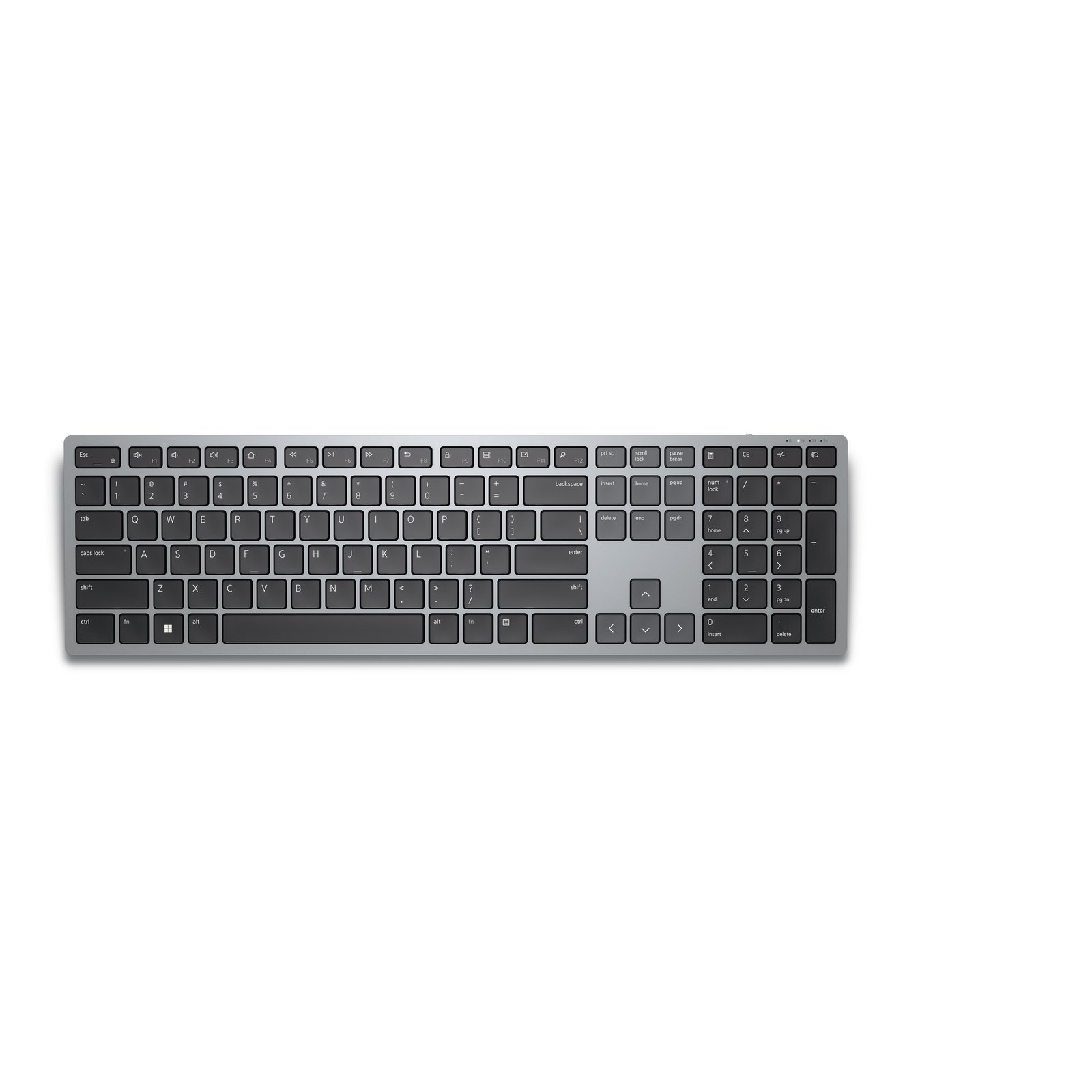 DELL KB700 keyboard Office RF Wireless + Bluetooth US English Grey 580-AKMM