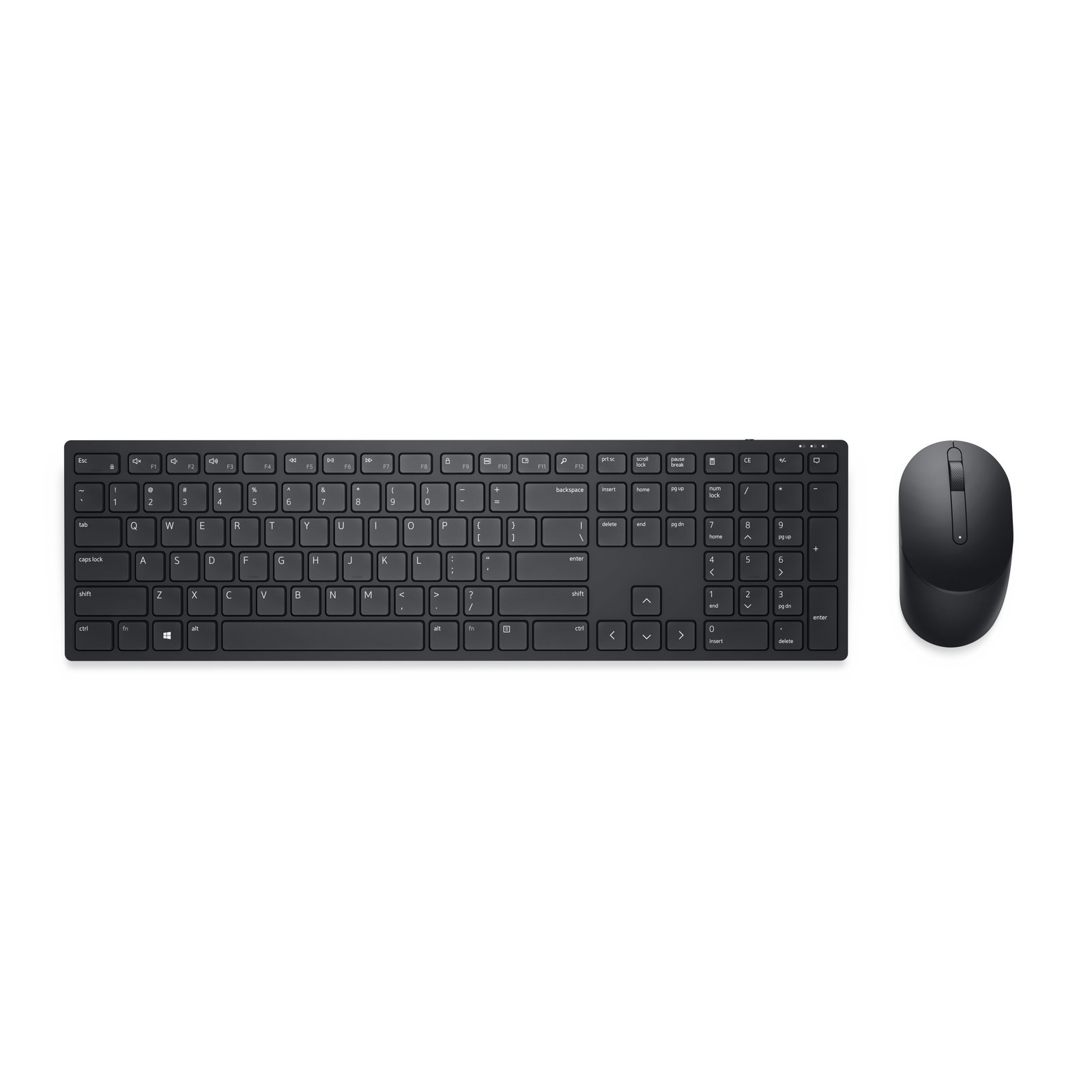 DELL KM5221W keyboard Mouse included Office RF Wireless QWERTY US International Black KM5221WBKB-US