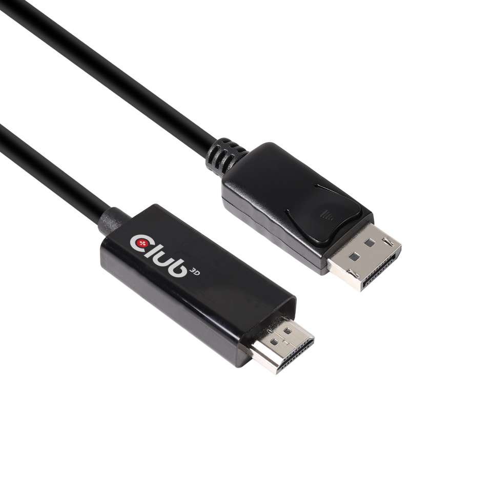 Club 3D CLUB3D DisplayPort 1.4 to HDMI 2.0b HDR Cable Male/Male 2m/6.56 ft. CAC-1082