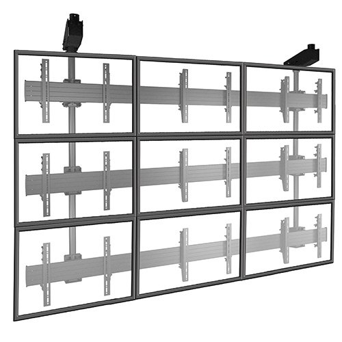 Chief Fusion® Micro-Adjustable Large Ceiling Mounted 3 x Video Wall Solutions LCM3X3U