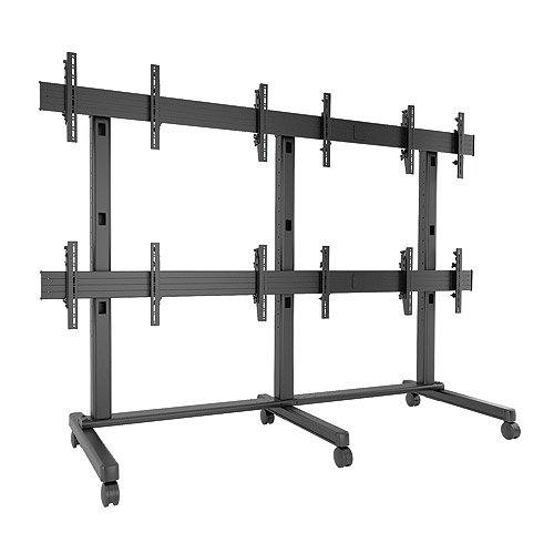 Chief Fusion® 3 x 2 Micro-Adjustable Large Freestanding Video Wall Cart LVM3X2U