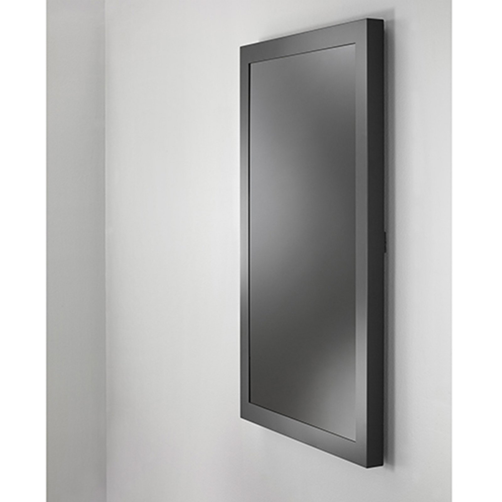 Chief ImpactTM On-Wall Kiosk with Protective Glass - Portrait 75 Inch Black LW75UBPG