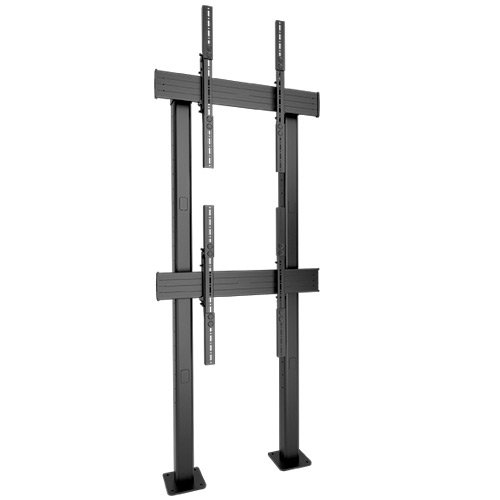 Chief Fusion® 1 X 2 Micro-Adjustable Large Bolt-Down Freestanding Video Wall, Portrait LBM1X2UP