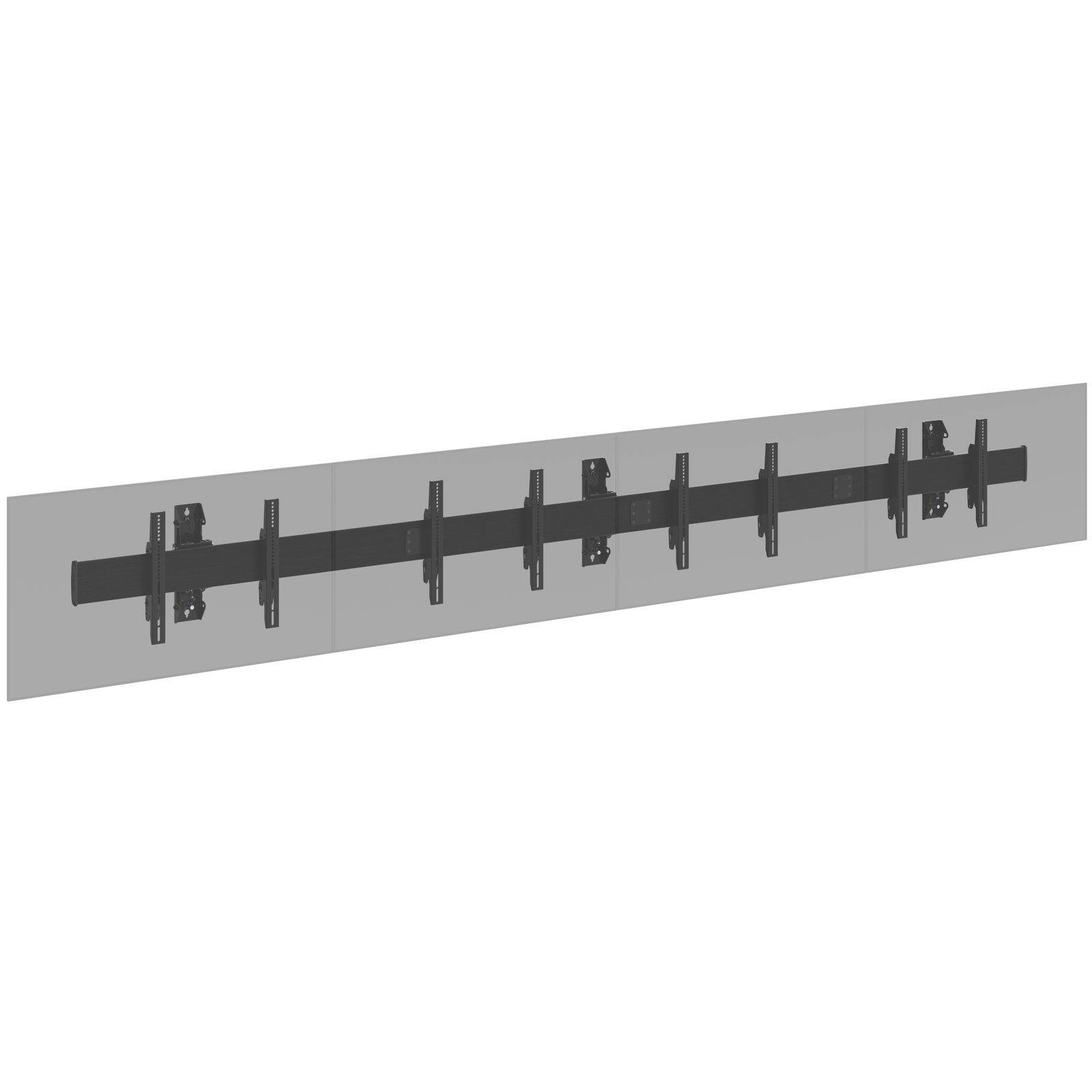 Chief Fusion® Large 4x1 Modular Menu Board Mount LWM4X1UM