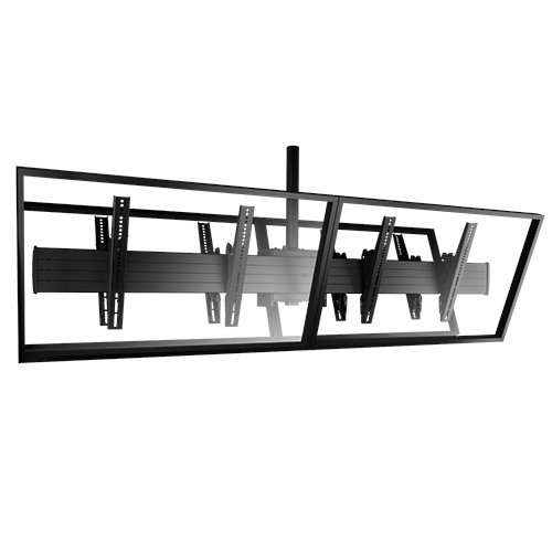 Chief Fusion® Large Back to Ceiling Mounted 2 x 1 Menu Board LCB2X1U
