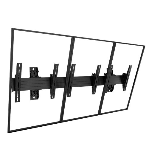 Chief Fusion® Large 3X1 Menu Board Mount, Portrait LWM3X1UP