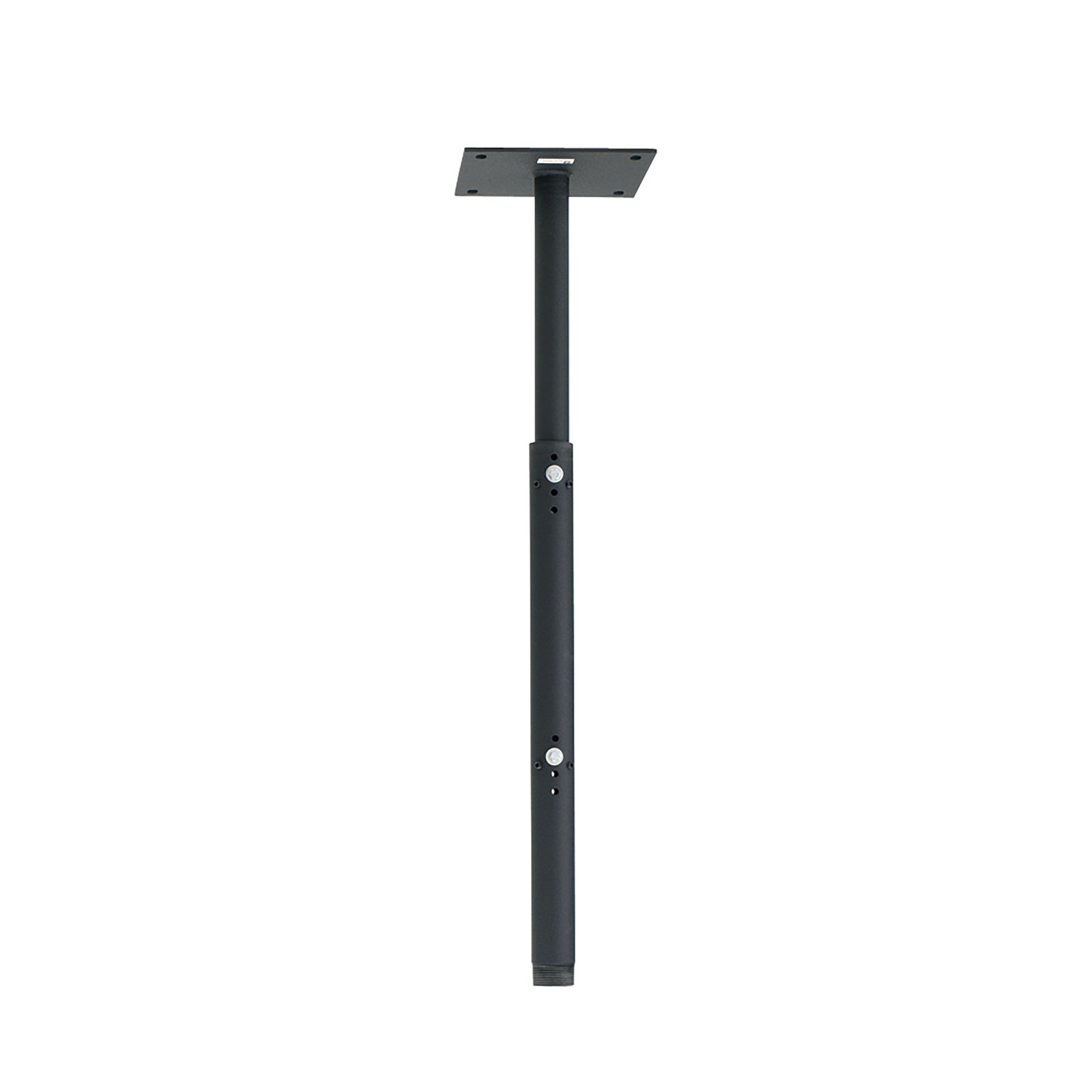 Chief 8 Inch (203 mm) Ceiling Plate with Adjustable 1.5 NPT Column in Black CMA100