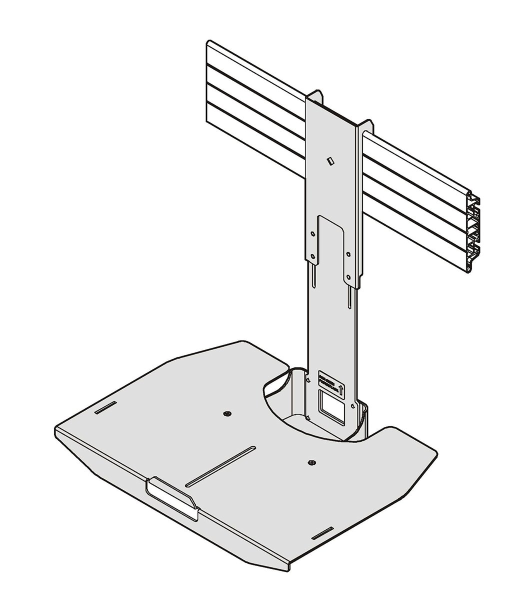 Chief Fusion® 18 Inch LOWER COMPONENT/VC SHELF FCA500