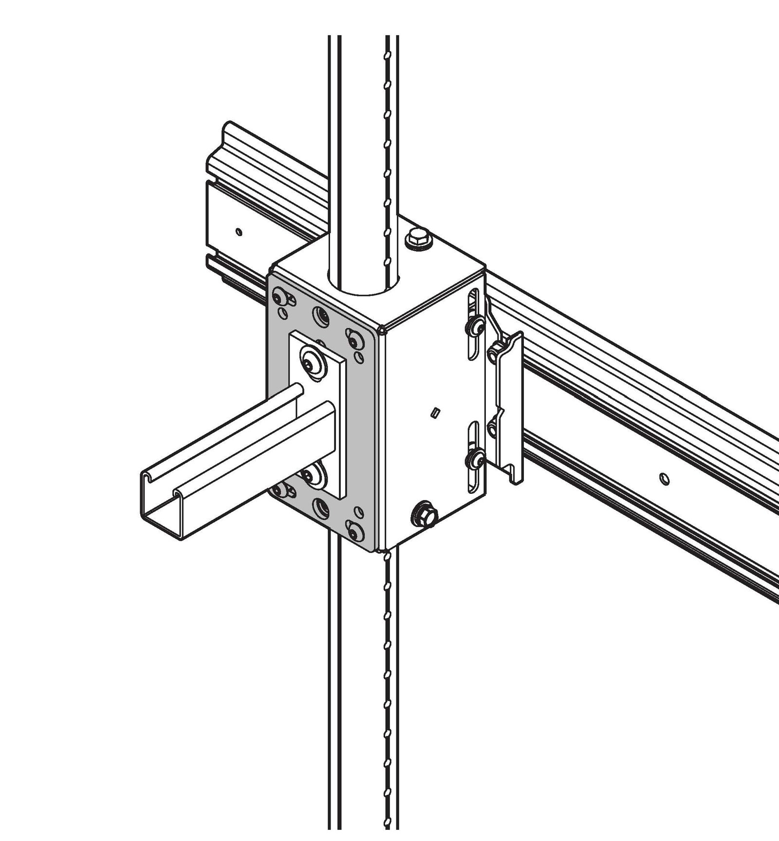 Chief Fusion® Stabilizer, Channel Strut - Mount FMSSCSM