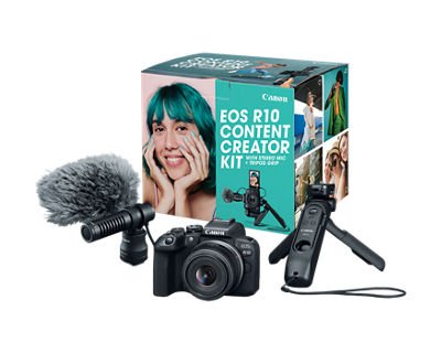 Canon EOS R10 Content Creator Kit MILC 24.2 MP CMOS 6000 x 4000 pixels Black 5331C079