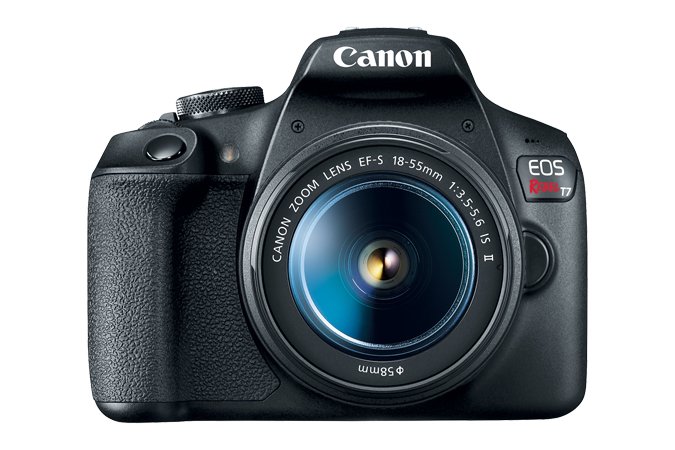 Canon EOS Rebel T7 EF-S 18-55mm IS II Kit SLR Camera 24.1 MP CMOS 6000 x 4000 pixels Black 2727C002