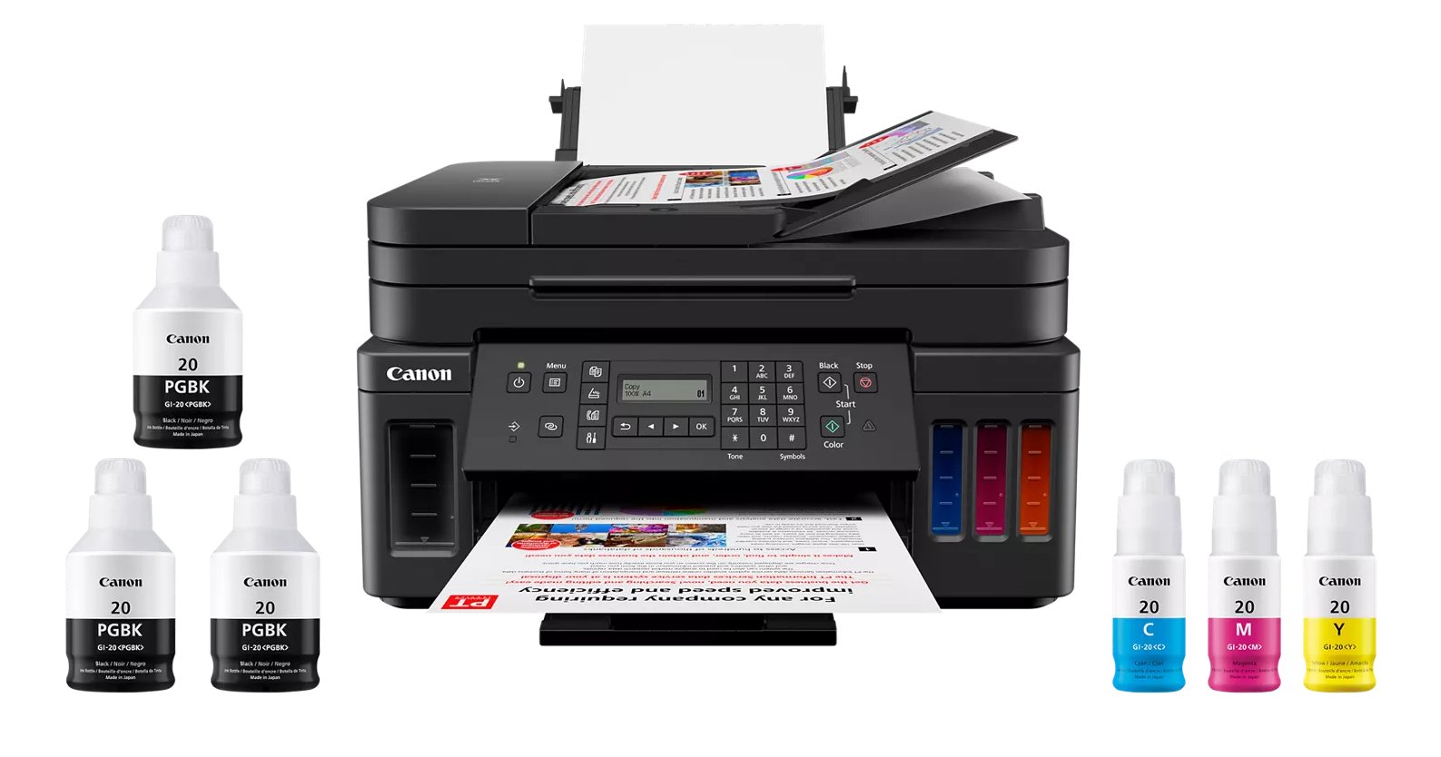Canon PIXMA MegaTank G7020 Wireless All-in-One Printer 3114C002