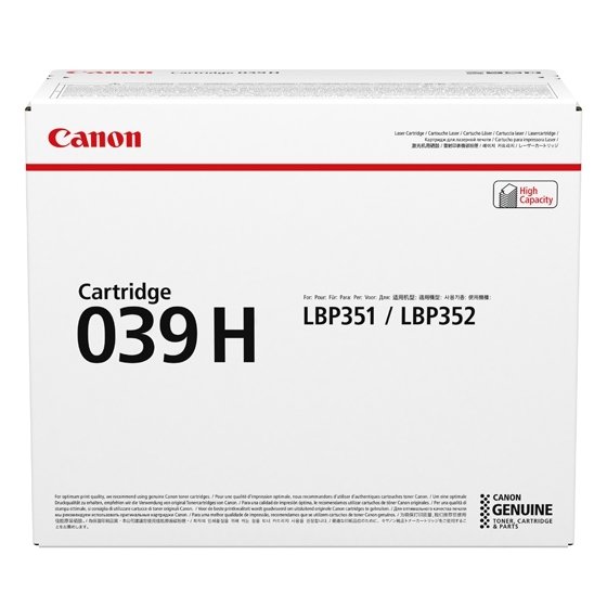 Canon 039H toner cartridge 1 pc(s) Original Black 0288C001