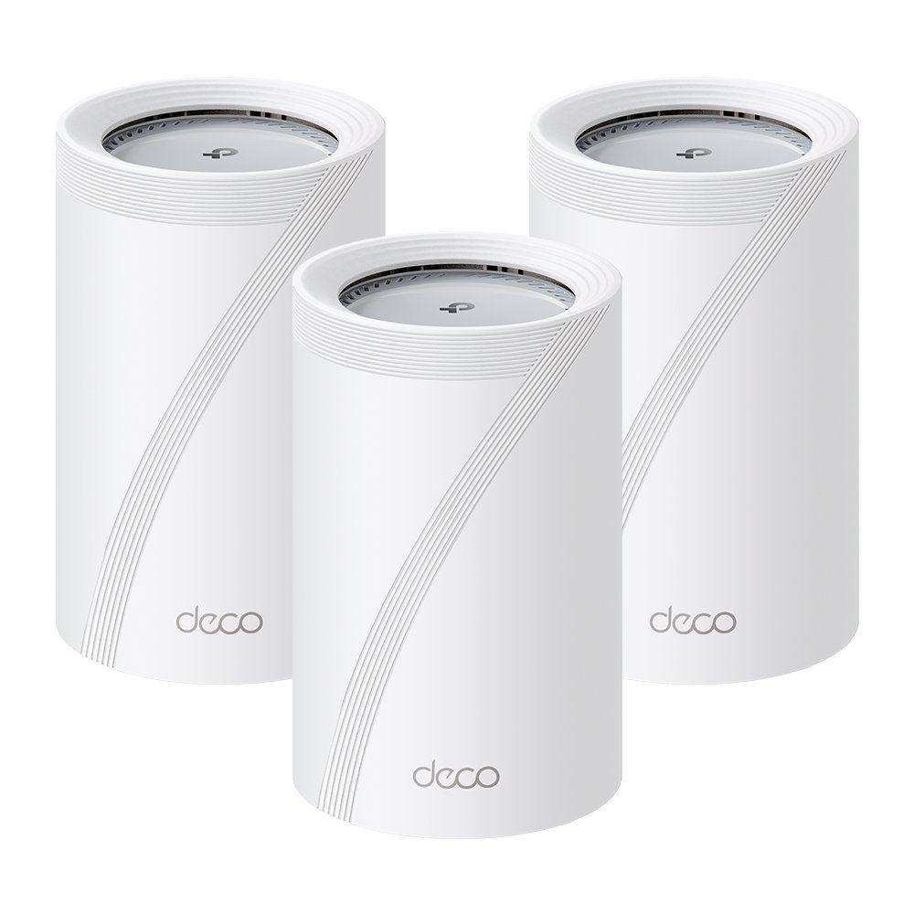 TP-Link Tri-Band BE9300 Wi-Fi 7 Mesh-System (3er Pack) Deco BE65 Pro 3-pack