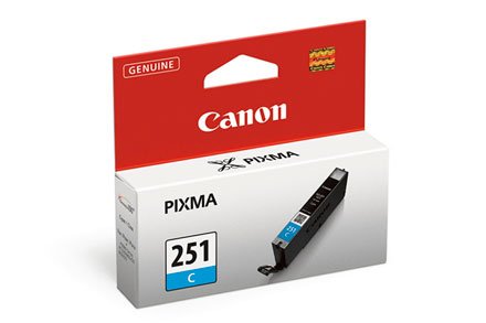 Canon CLI-251C ink cartridge 1 pc(s) Original Standard Yield Cyan 6514B001