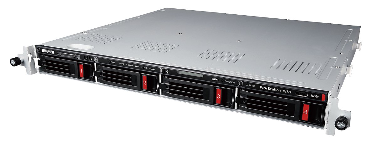Buffalo TeraStation WS5420RN NAS Rack (1U) Intel Atom® C3338 8 GB DDR4 32 TB HDD Windows Storage WS5420RN32S9
