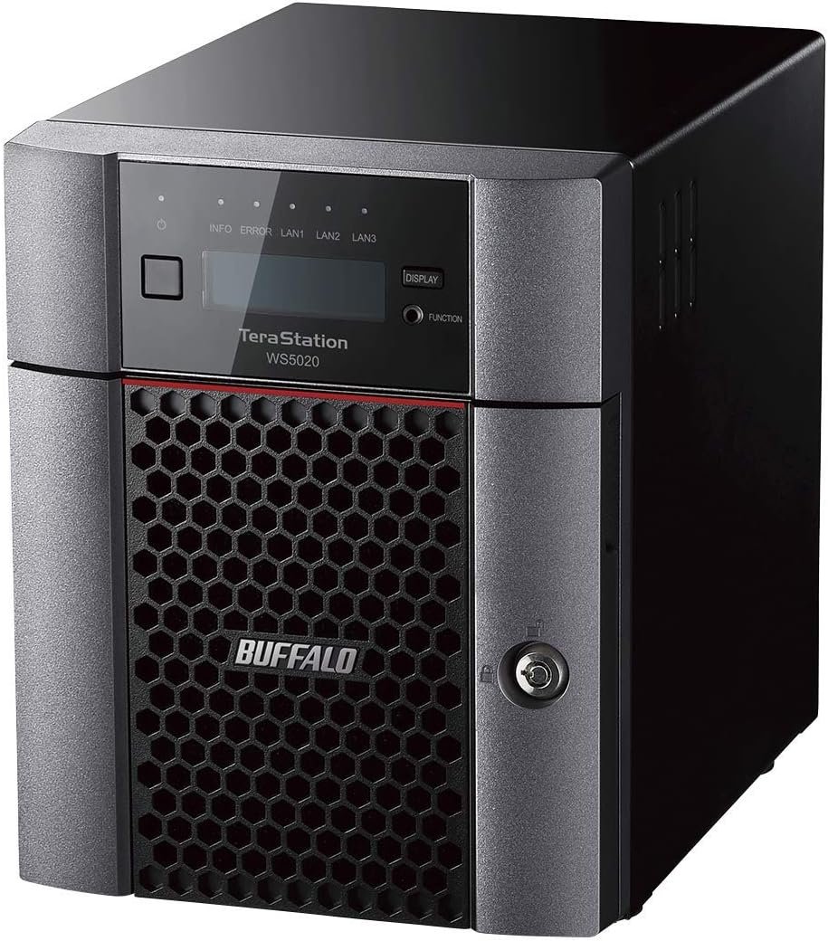 Buffalo TeraStation WS5420DN NAS Desktop Intel Atom® C3338 8 GB DDR4 16 TB HDD Windows Server IoT WS5420DN16W5