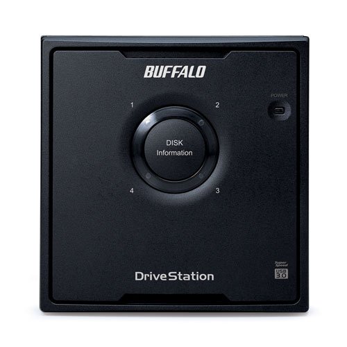 Buffalo DriveStation HD-QHU3 disk array 24 TB Desktop Black HD-QH24TU3R5