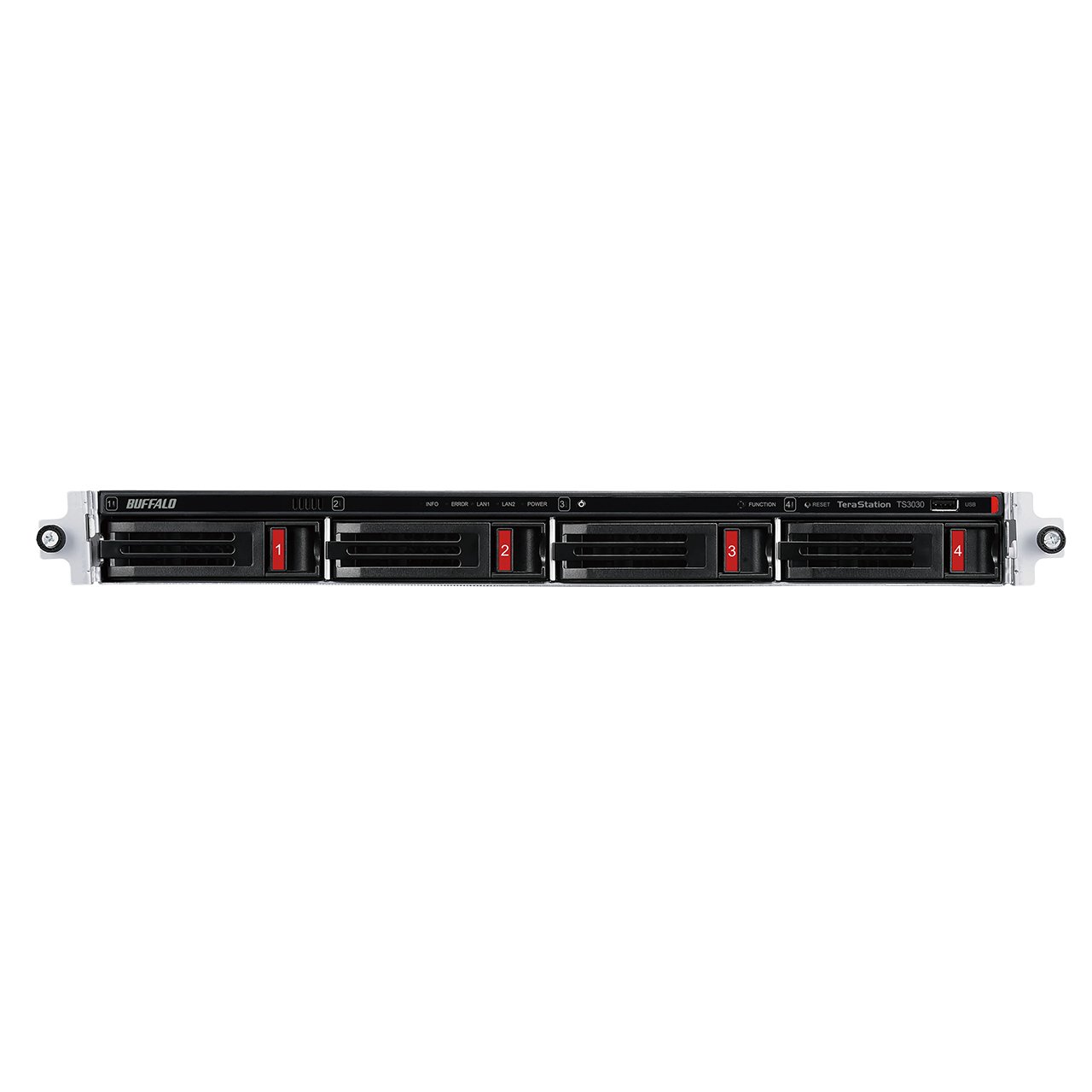 Buffalo TeraStation TS3430RN NAS Rack (1U) Alpine AL524 2 GB DDR4 8 TB HDD Black TS3430RN0802
