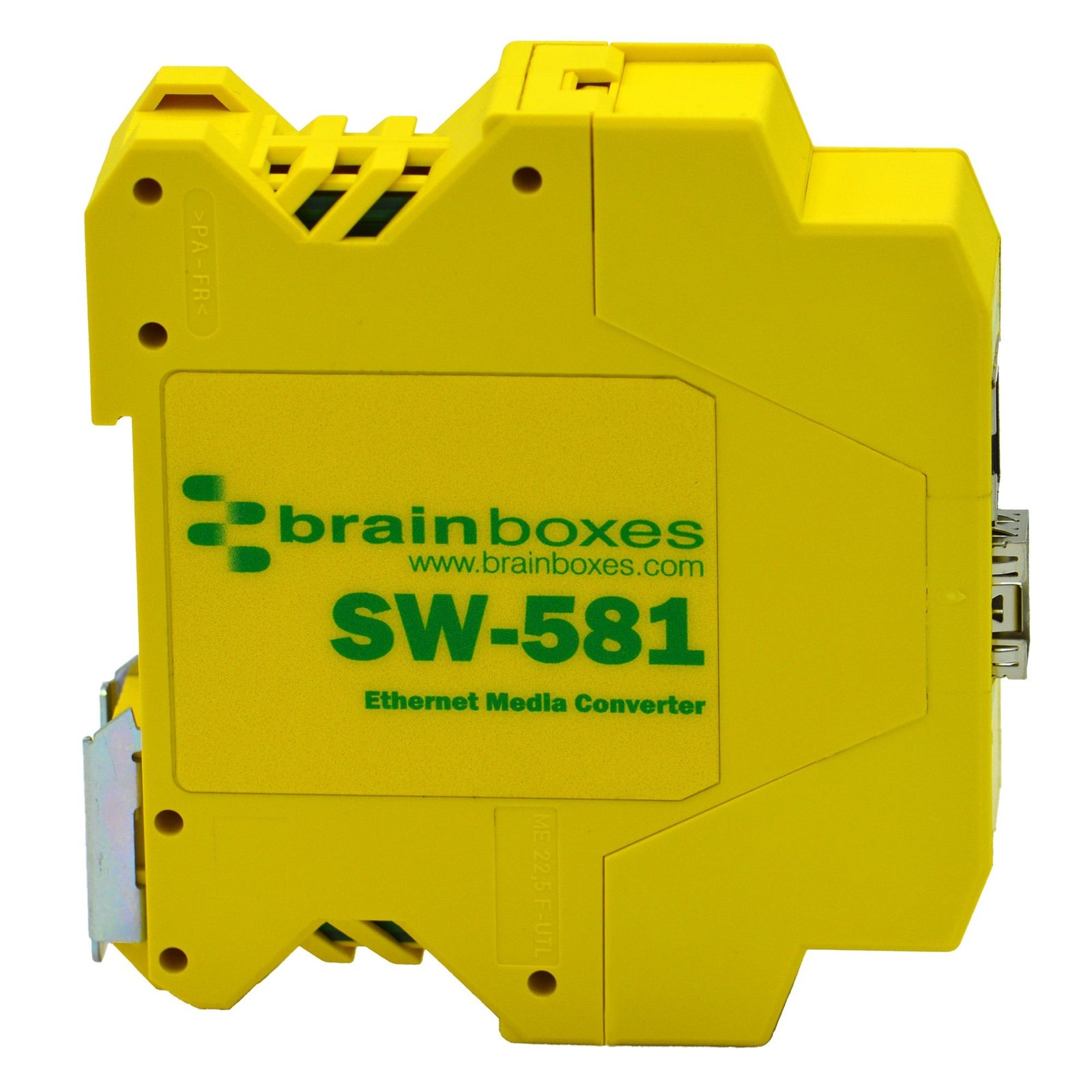 Brainboxes Industrial Ethernet Media Converter SW-581