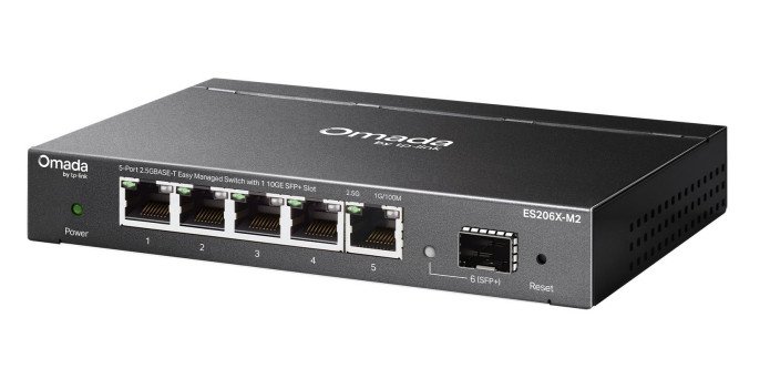 TP-Link Omada ES206X-M2 network switch Managed L2 2.5G Ethernet (100/1000/2500)