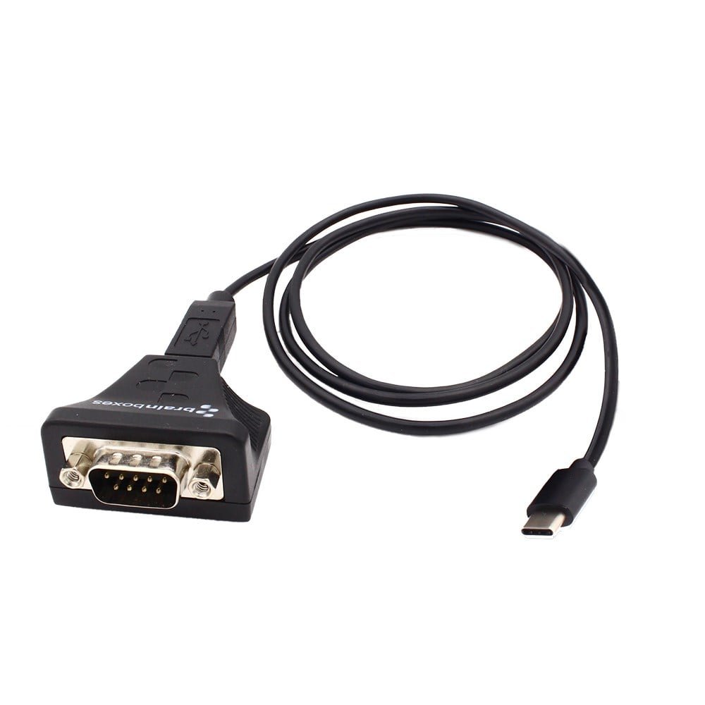 Brainboxes USB-C to 1 Port RS232 Industrial Isolated USB Serial US-759