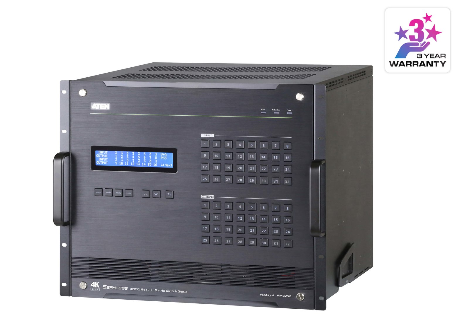 ATEN VM3250 matrix switcher Modular AV switchers Built-in display