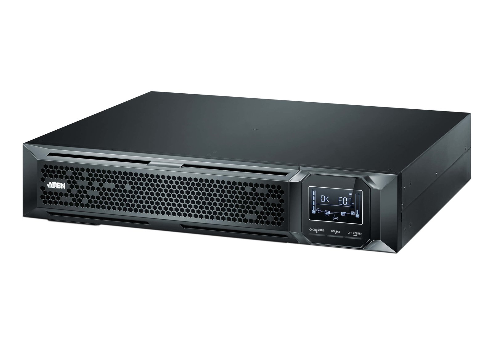ATEN OL3000LV uninterruptible power supply (UPS) Double-conversion (Online) 3 kVA 2880 W 9 AC