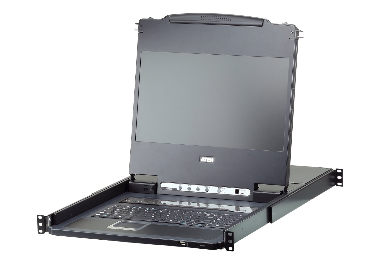 ATEN 8-Port 17.3" DVI Full HD LCD KVM Switch (USB) CL6708MW