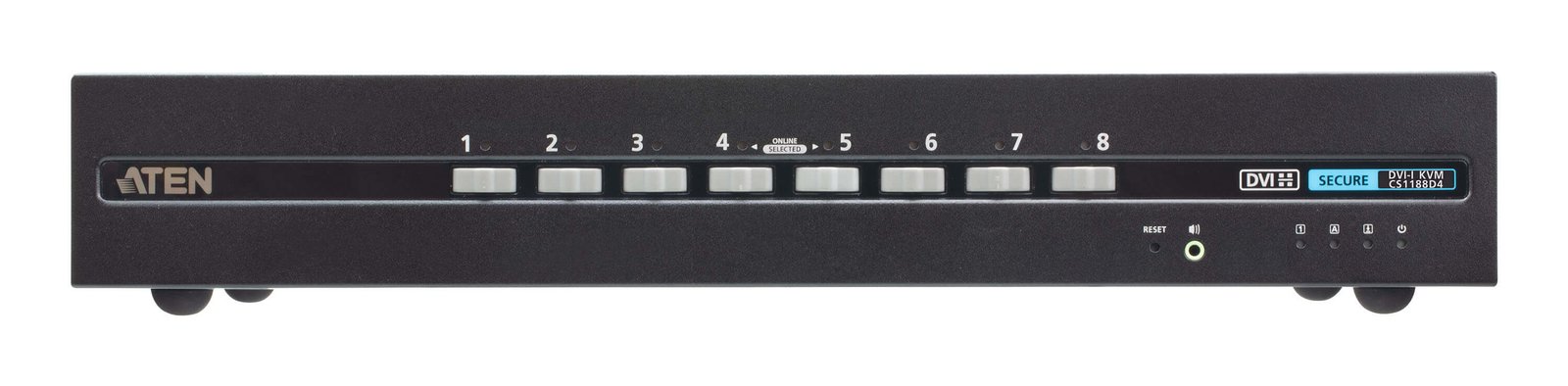 ATEN CS1188D4 KVM switch Rack mounting Black