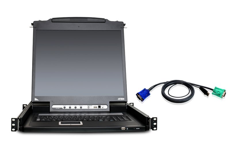 ATEN CL5708NUKIT KVM switch Rack mounting Black